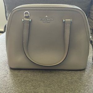 Kate Spade Patterson Drive Medium Dome Satchel NWT Gray Soft Taupe 062